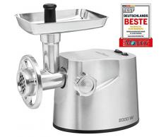 PROFI COOK PC-FW1173 - Hachoir Ã viande professionnelle - Avec 3 disques perforÃ©s en mÃ©tal, tÃªte de clÃ© et de saucisse XXL - Couteau Ã lames en acier inoxydable - 2000 Watts - Couleur Argent