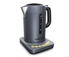 CARRERA Bouilloire Electrique No 551 Avec Thermostat RÃ©glable, Sans BPA, En Inox, Fonction Maintien De La TempÃ©rature, CapacitÃ© 1,7l, Gris