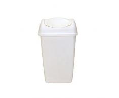 axentia 235680 Poubelle Blanc 25 l