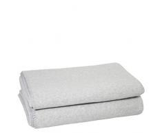 Couverture en Laine Douce â Couverture de qualitÃ© supÃ©rieure avec Crochet â Couverture Douillette en matÃ©riaux naturels â 210 x 240 cm â par Zoeppritz Depuis 1828, 910 Cloud, 210x240cm