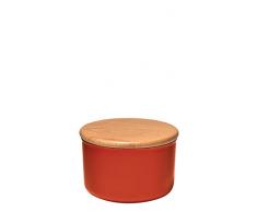 Emile Henry Eh328743 Pot de Conservation Pour Epices 0,5 L CÃ©ramique Orange Brique 13 X 13 X 9,5 cm