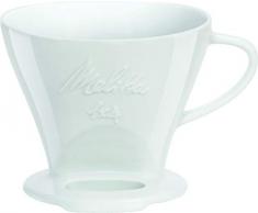 Melitta 219025 Porte Filtre Ã cafÃ© en Porcelaine 1 x 4 Blanc