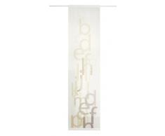 Deko Trends 8611 01 080 Levana Rideau en Panneau avec Tringle en Aluminium et Poids