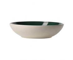 like. by Villeroy & Boch â its my match Plat de service rond Blossom, 26 cm, Porcelaine Premium, Blanc/Vert