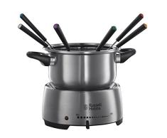 Russell Hobbs 22560-56 Fondue Electrique 1200W pour 6 Personnes Fiesta, Compatible Lave Vaisselle - Inox