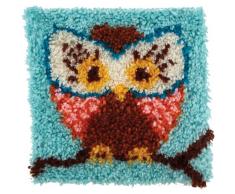 WonderArt Angel Kit de Tapis Ã Crocheter avec Motif Poisson, Hoot, 12 x 12