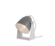 Lucide 45564/01/36 Lampe de Table, Métal/PVC, 40 W, Gris