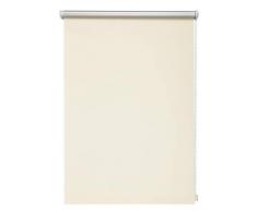 Store Enrouleur occultant Thermique Vanille 80 x 150 cm sans perÃ§age Store Enrouleur occultant avec Cordon de Serrage latÃ©ral RevÃªtement argentÃ©