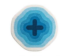 Grund Karim 03 Tapis de Bain, Polyacrylique Supersoft, Bleu, 80 x 150 cm