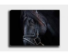 Bonamaison Peinture sur toile, multicolore, 40 x 60 cm - Conçu et fabriqué en Turquie