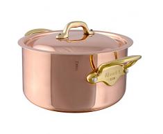 Mauviel 1830 672216 MhÃ©ritage 150B Casserole Ã PoignÃ©e avec Couvercle Cuivre