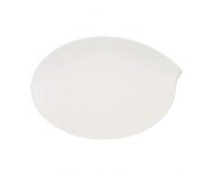 Villeroy & Boch Flow Plat de service ovale, 36 cm, Porcelaine Premium, Blanc