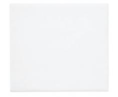 Fable Uni Dye Drap Plat, Coton, diffÃ©rentes Tailles et Couleurs, Coton, Blanc, Double