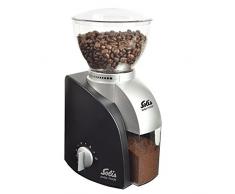 Solis Moulin Ã CafÃ© Ãlectrique, 1 Ã 10 tasses, 13 Moutures, antistatikeinr RevÃªtement thermique, broyeur conique Noir