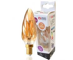 GIRARD SUDRON 713201 Lampe, Verre, 4 W, Ambre