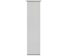 GARDINIA Panneau Japonais (1 Pièce), Opaque, Tissu Lavable, Gris, 60 x 245 cm (LxH)