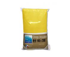 Nuit des Vosges 2101409 Cotoval Drap Housse Uni Coton Maïs 140 x 200 cm