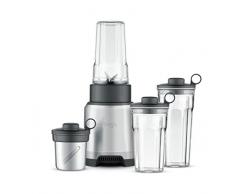 SAGE SPB620 the Boss To Go Plus, Blender, deux verres à emporter et récipient broyeur, Acier inoxydable brossé