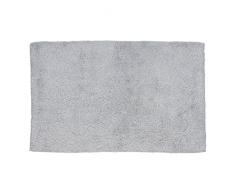 Kela 20435 tapis de bain 100% coton, 120 x 70 cm, Ladessa, uni gris clair