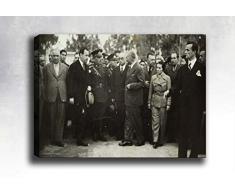 Bonamaison Peinture sur toile, multicolore, 70 x 100 cm - ConÃ§u et fabriquÃ© en Turquie