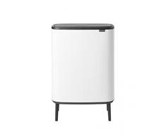 Brabantia - 130205 - Poubelle Bo Touch Bin Hi, 60L , White