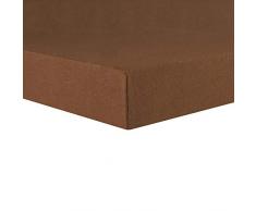 CelinaTex Lucina Drap-Housse surmatelas Housse lit sommier tapissier Coton 140x200-160x200 cm Brun Chocolat