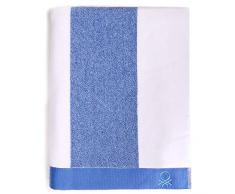 United Couleurs of Benetton. - Serviette de Plage 90x160 cm 450gsm Terry 100% Coton 90x160 Bleu