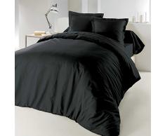 douceur dintÃ©rieur housse de couette 2 personnes 260x240cm 57 fils lina charbon