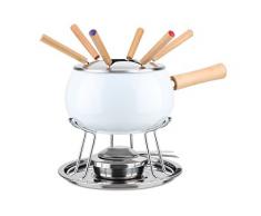 Fondue PZ. 12Â inoxydable SM. Blanc