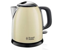 Russell Hobbs 24994-70 Bouilloire Compacte 1L Colours Plus, Ebullition Rapide, Filtre Anti-Calcaire Amovible Lavable - Crème