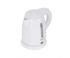 Adler AD1272 bouilloire Ã©lectrique, Plastique, 1 Liter, Blanc