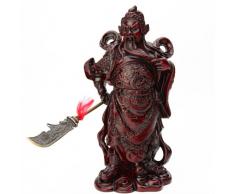 STATUETTE de GUAN GONG Dieu de la Richesse - H 25cm - Un protecteur Feng Shui