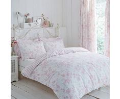 Charlotte Thomas Amelie passepoilÃ© Housse de couette, coton Polyester, Rose, Single