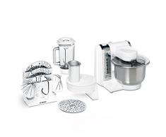 Bosch MUM48CRI Robot 600 W Bol mélangeur en plastique Râpeur/éminceur Mixeur blender DVD de recettes interactif