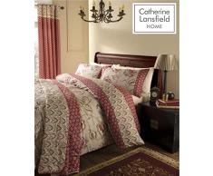 Catherine Lansfield - Parure de lit Double en Cachemire - Multicolore, Multicolore, Double