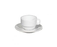 Tasse the C/plat Rome Blanc Lot de 12