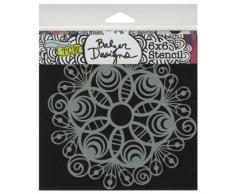 The Crafters Workshop Niveau Atelier Napperon Paon modèle en Plastique 15 x 15 cm