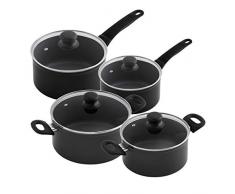 Kuhn Rikon Easy Induction Batterie de cuisine, 1.5L/2.2L/3L/5L