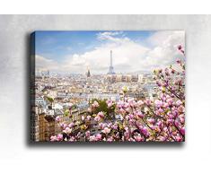 Bonamaison Peinture sur toile, multicolore, 40 x 60 cm - Conçu et fabriqué en Turquie