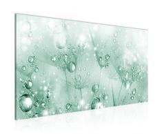 021612c Tableau mural en toile non-tissÃ©e avec motif pissenlit 100 x 40 cm â Format XXL â Impression dart pour salon et appartement â FabriquÃ© en Allemagne â PrÃªt Ã suspendre