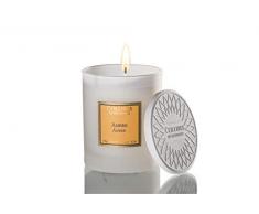 Collines de Provence Bougie ParfumÃ©e Ambre 180g, Transparent 6,8cm x 6,8cm x 9,4cm