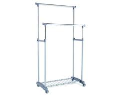 Zeller 17151 Penderie Roulante 83 x 43 x 93,5 / 170 cm