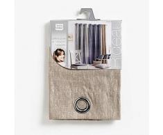 douceur dintérieur rideau a oeillets 140x240 cm polycoton memphis lin