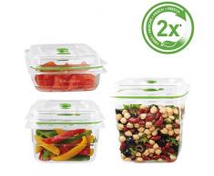FoodSaver FFC020X-01 Lot de 3 BoÃ®tes fraicheur pour Appareil de mise sous vide Claire