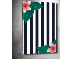 Bonamaison Peinture sur toile, multicolore, 30 x 40 cm - Conçu et fabriqué en Turquie