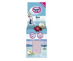 Handy Bag DÃ©o Perles, pour Aspirateurs avec et sans Sac, Perles DÃ©sodorisantes parfumÃ©es, Senteur Magnolia du Pacifique, Lot de 4 Sachets