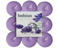 Ivyline Bolsius Bougie Parfumée 16 x 38 mm Lot de 18 Bougies Chauffe-Plat Parfum Lavande
