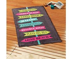 ligne dÃ©cor serviette de plage 70x150 cm eponge velours long beach