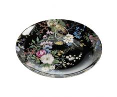 Maxwell & Williams Kilburn Assiette, pour Les Desserts, Midnight Blossom,� 20 cm, Porcelaine, wk01520