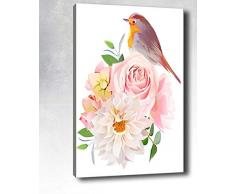 Bonamaison Peinture sur toile, multicolore, 50 x 70 cm - ConÃ§u et fabriquÃ© en Turquie